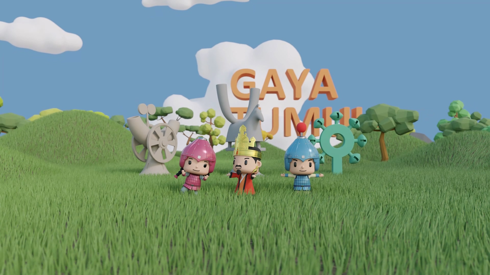 가야 고분군 3D 인트로 영상 썸네일